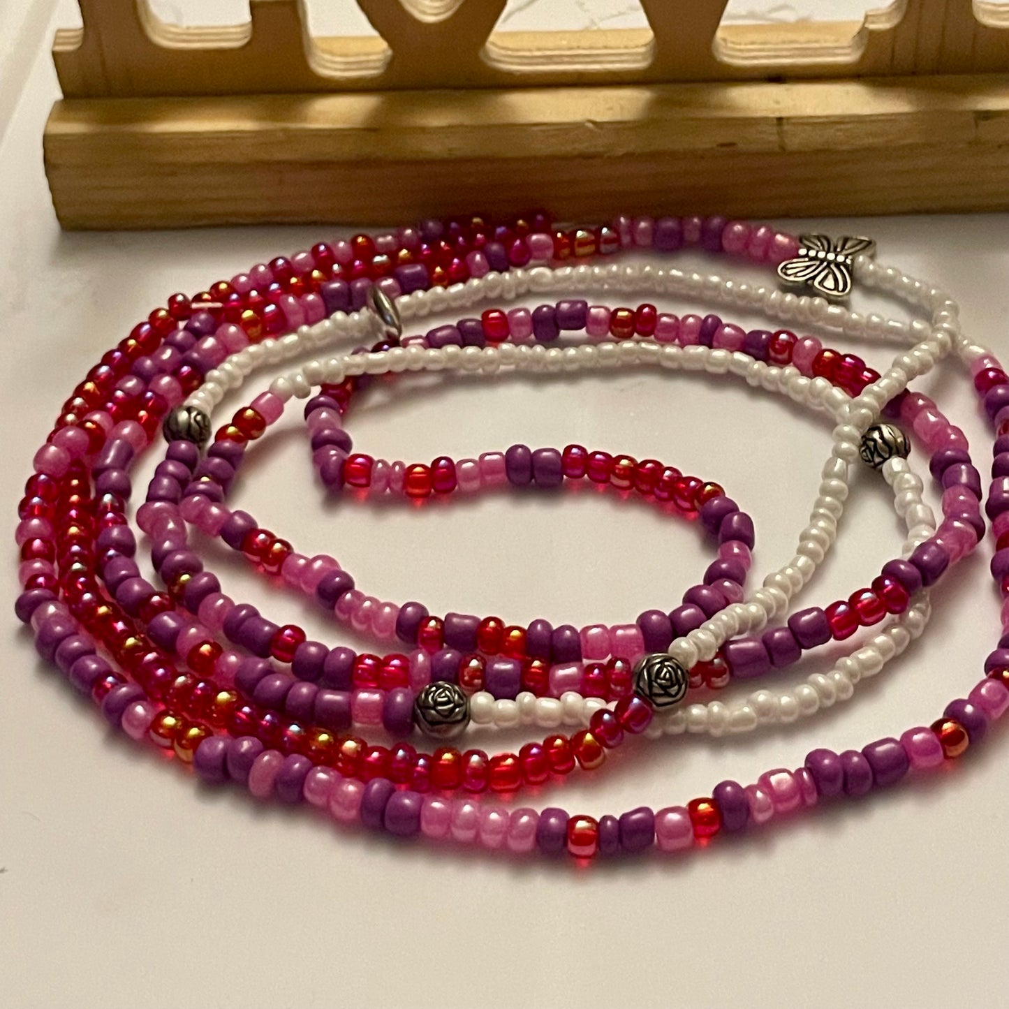 Tie-On Waistcandy Butterflies and Flowers