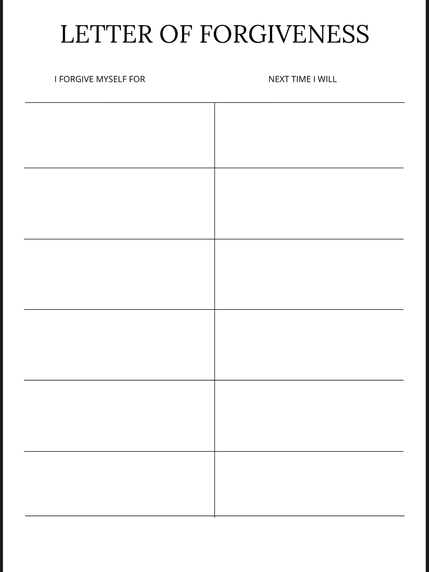 Self Love Planner for Beautiful Bosses