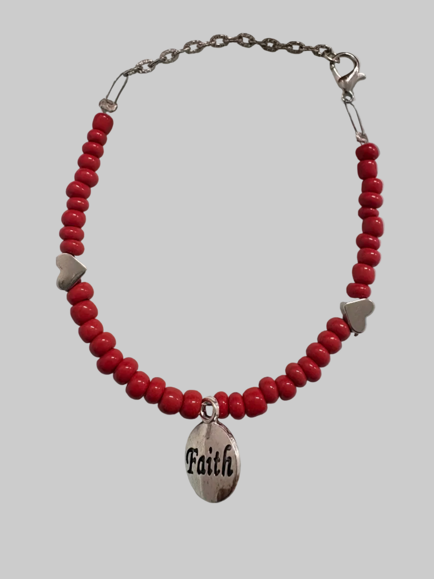 Boss Baby Red Hearts and Faith Anklet