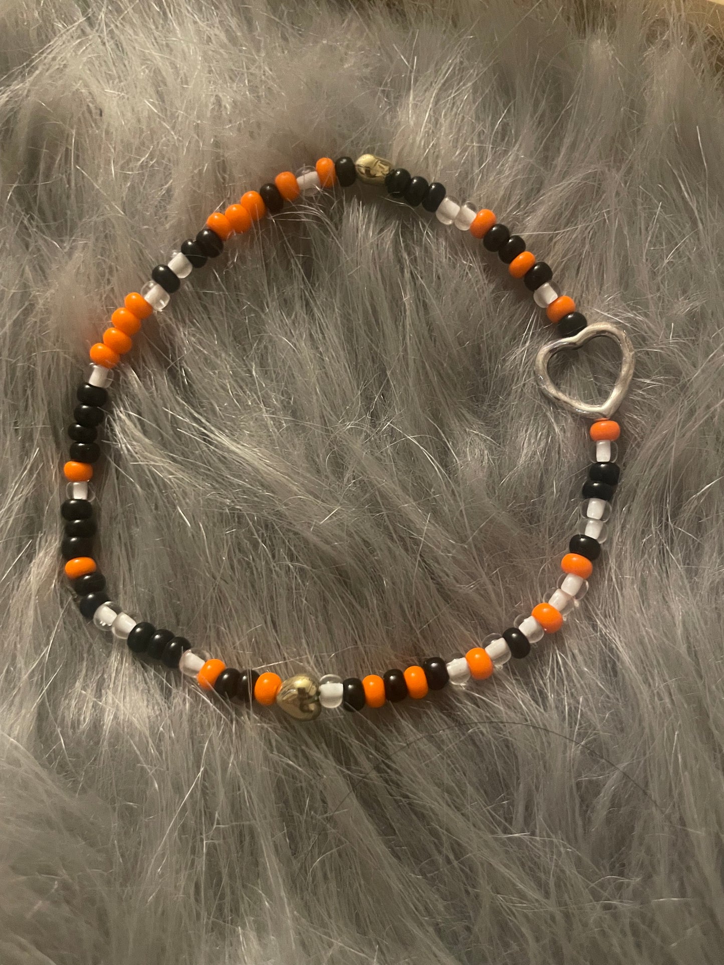 Orange and Black Waistbeads for Beautiful Bosses