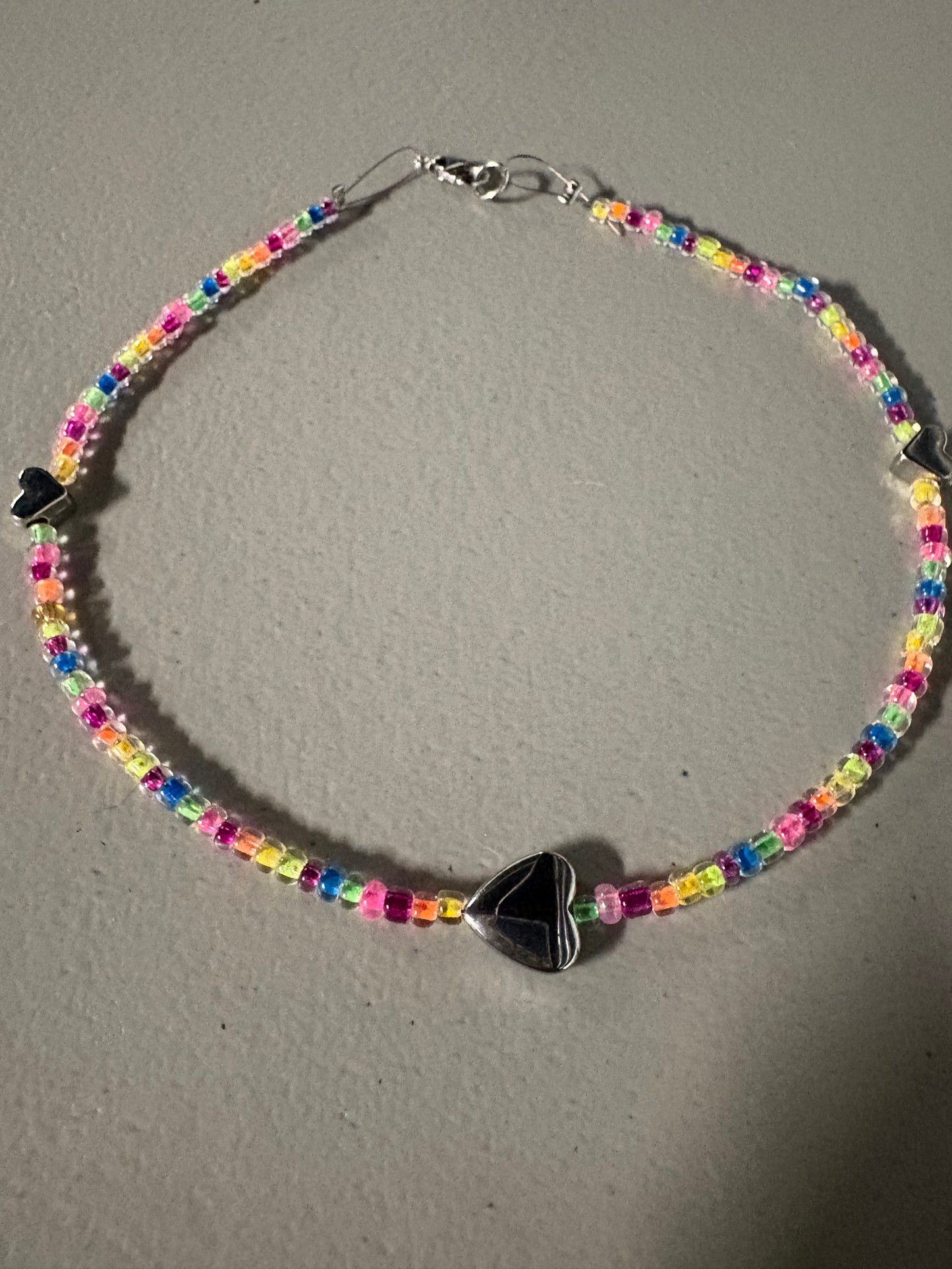 Neon Rainbow Anklet
