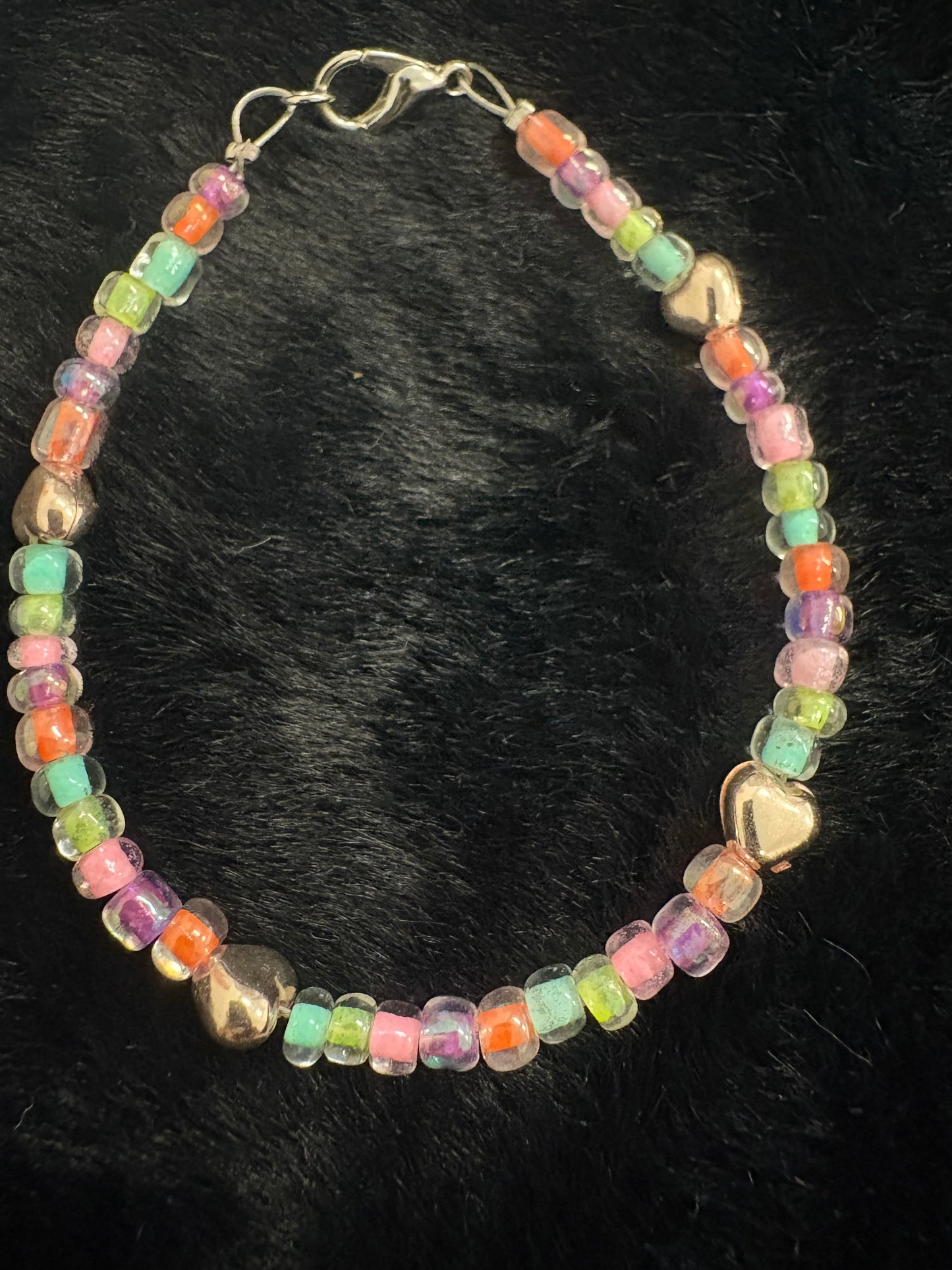 Boss Baby Neon Love and Hearts Anklet