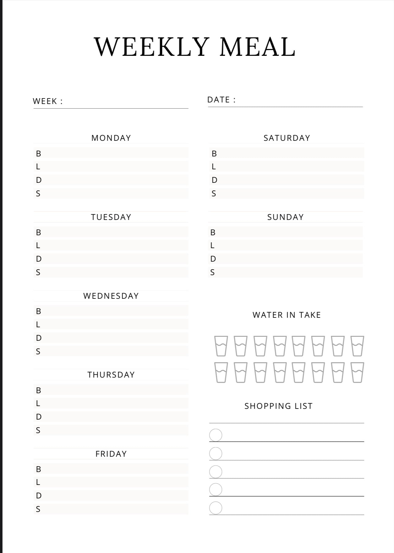 Meal Planner