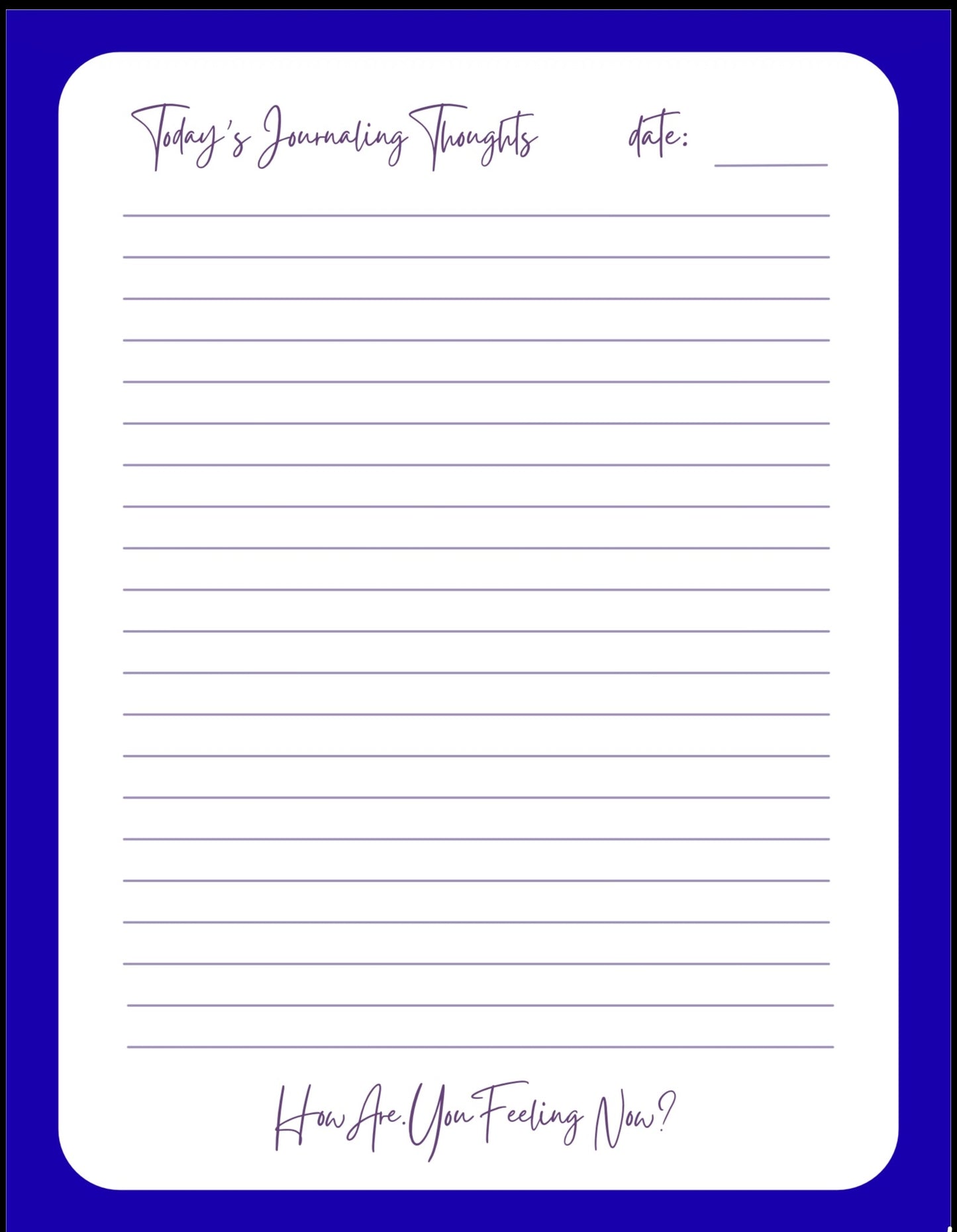 Self Discovery and Growth Journal