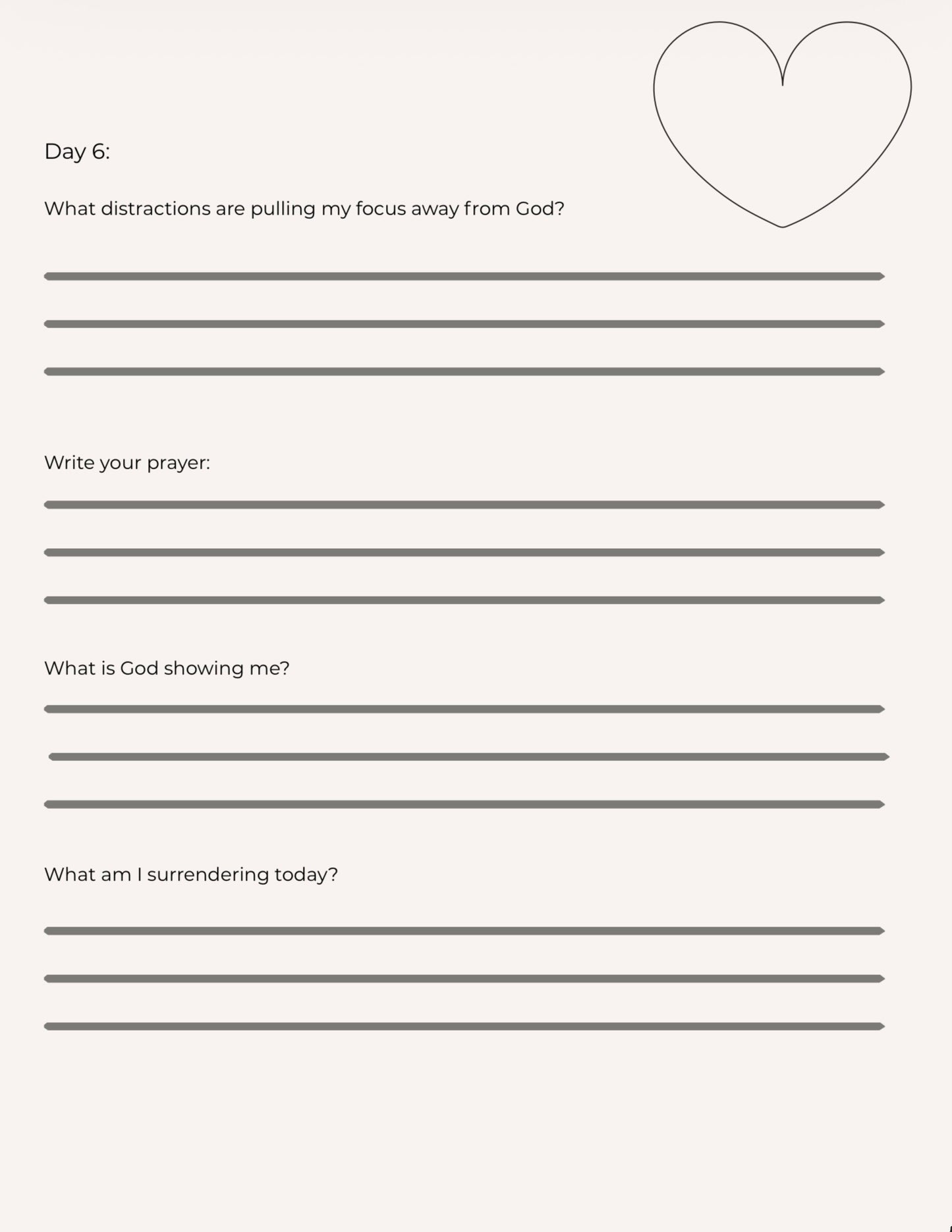 Seeking The Kingdom of God Journal