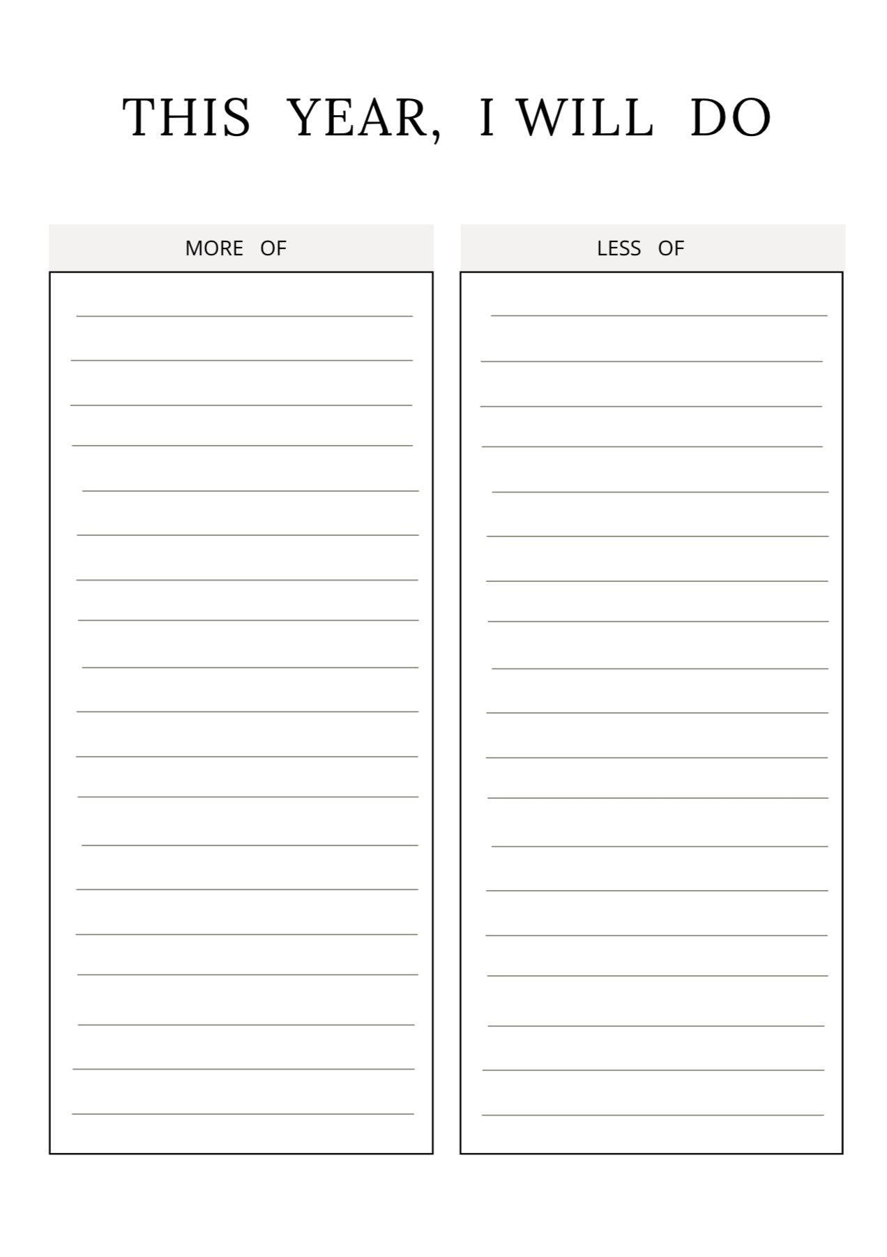 Personal Growth Planner