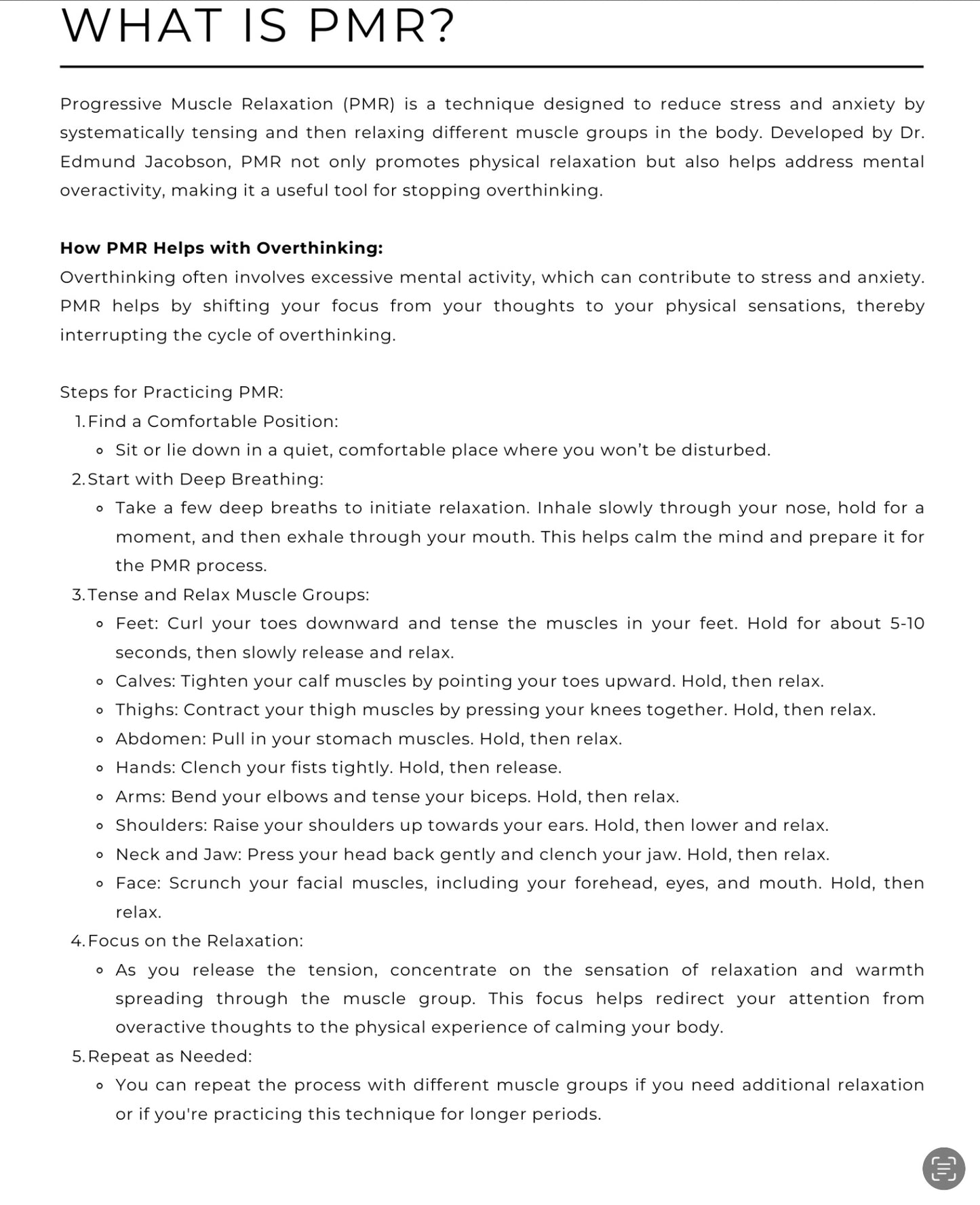 Stop Overthinking Workbook