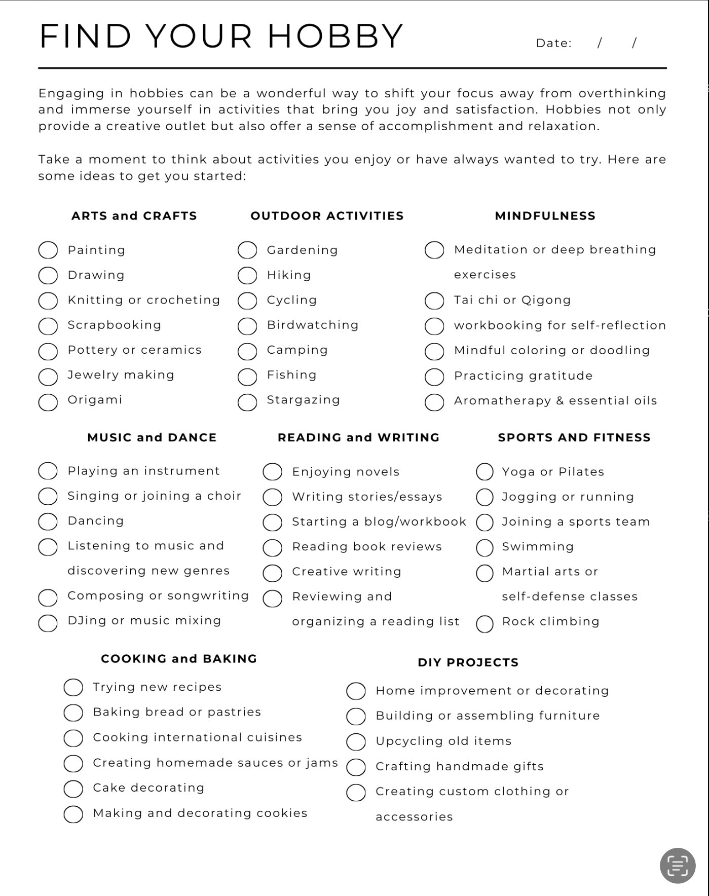 Stop Overthinking Workbook