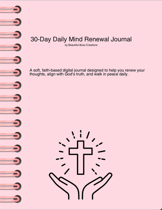 30 Day Mind Renewal Journal