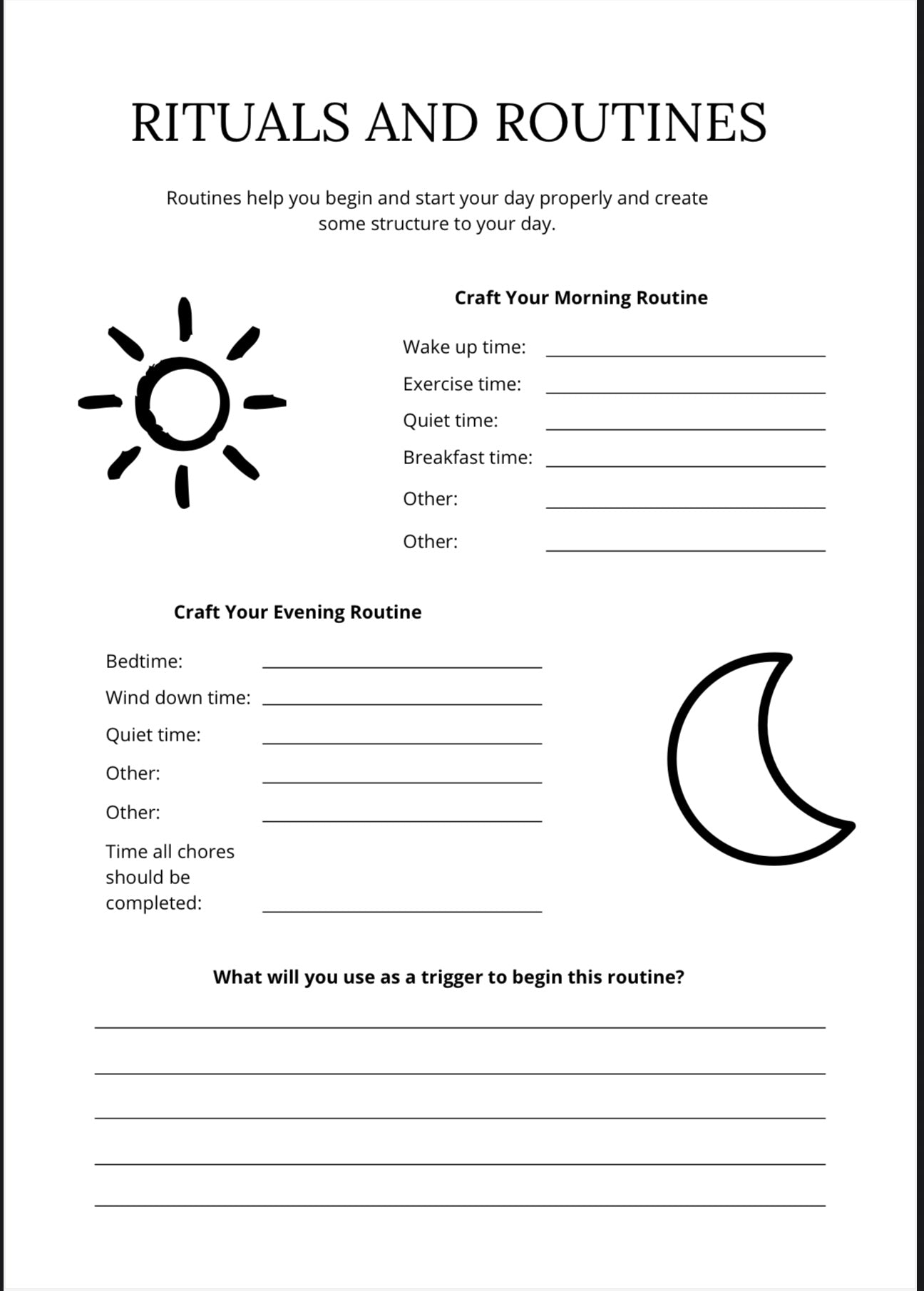 Calming Your Mind Journal