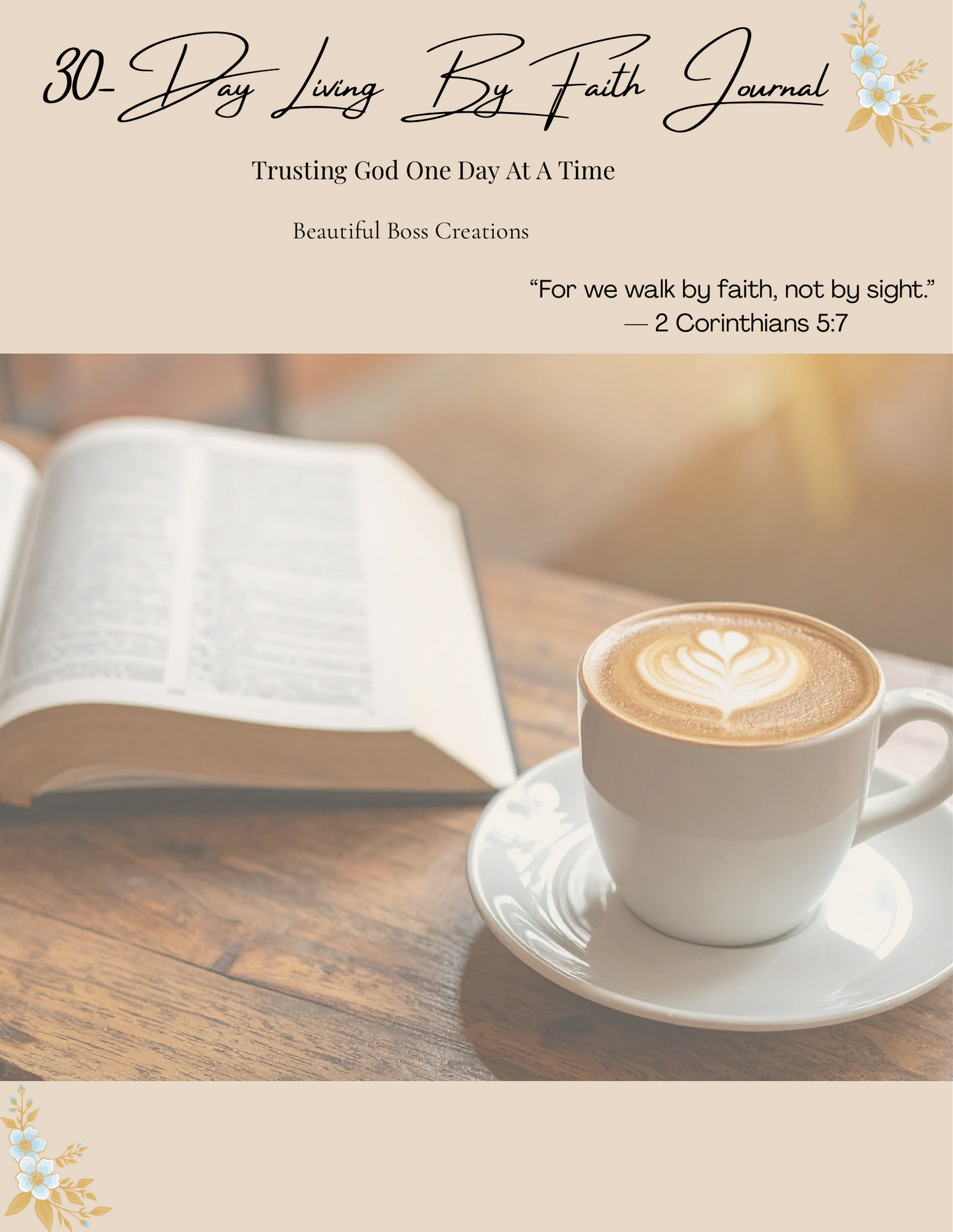 30 Day Living By Faith Journal